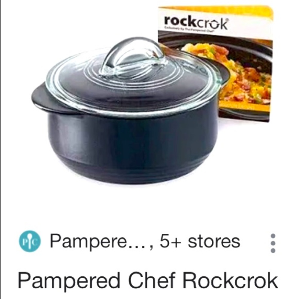 Pampered Chef Dutch oven rock crok.